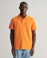 Gant Fine Shield Short Sleeve Piqué Uni Poloshirt Sweet Orange
