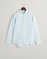 Gant Fine Striped Linen Button Down Shirt Capri Blue