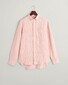 Gant Fine Striped Linen Button Down Shirt Peachy Pink