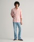 Gant Fine Striped Linen Button Down Shirt Peachy Pink