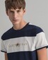 Gant Flag Crest Barstripe T-Shirt Classic Blue