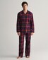 Gant Flanel Pyjama Set Check Gift Box Nachtmode Plumped Red