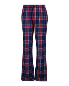 Gant Flannel Check Pants Nachtmode Persian Blue