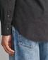 Gant Flannel Melange Button Down Shirt Anthracite Melange