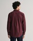 Gant Flannel Melange Button Down Shirt Wine Red