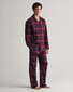 Gant Flannel Pajama Set Check Gift Box Nightwear Plumped Red