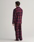 Gant Flannel Pajama Set Check Gift Box Nightwear Plumped Red