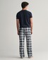 Gant Flannel Pants And T-Shirt Pajama Set Gift Box Nightwear Evening Blue