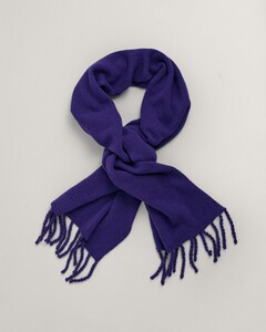 Gant Fluffy Wool Knit Scarf Pansy Purple