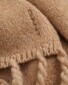 Gant Fluffy Wool Knit Scarf Sjaal Warm Khaki