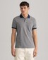 Gant Four Color Oxford Piqué Polo Grijs Melange