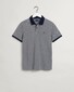 Gant Four Color Oxford Piqué Polo Grijs Melange