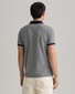 Gant Four Color Oxford Piqué Polo Grijs Melange