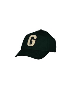 Gant G Badge Cotton Twill Cap Tartan Green
