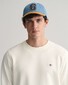 Gant G Badge Denim Cap Semi Light Blue Worn In