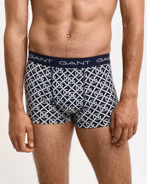 Gant G-Pattern Trunk 3Pack Ondermode Avond Blauw