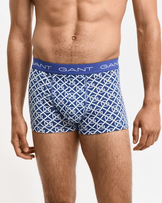 Gant G-Pattern Trunk 3Pack Ondermode Vintage Blue