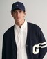 Gant G Terry Badge Varsity Cardigan Evening Blue