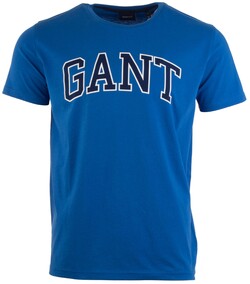 Gant Gant Arch Outline T-Shirt Nautical Blue