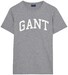 Gant GANT Graphic T-Shirt Grijs Melange