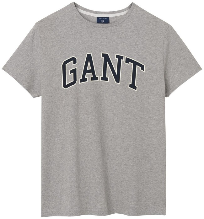 Gant GANT Outline T-Shirt Light Grey