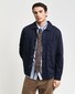 Gant Garment Dyed Cotton Classic Point Collar Overshirt Avond Blauw