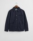 Gant Garment Dyed Cotton Classic Point Collar Overshirt Avond Blauw