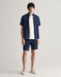 Gant Garment Dyed Linen Short Sleeve Shirt Marine