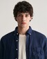 Gant Garment Dyed Linen Short Sleeve Shirt Marine