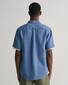 Gant Garment Dyed Linen Short Sleeve Shirt Salty Sea