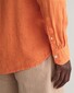 Gant Garment Dyed Linnen Overhemd Apricot Orange