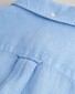 Gant Garment Dyed Solid Color Linen Button Down Shirt Capri Blue