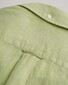 Gant Garment Dyed Solid Color Linen Button Down Shirt Milky Matcha