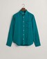 Gant Garment Dyed Solid Color Linen Button Down Shirt Ocean Turquoise
