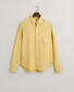 Gant Garment Dyed Solid Color Linnen Button Down Overhemd Dusty Yellow