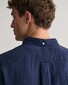 Gant Garment Dyed Solid Color Linnen Button Down Overhemd Marine