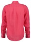 Gant Garment Dyed Solid Color Linnen Button Down Overhemd Watermeloen Rood