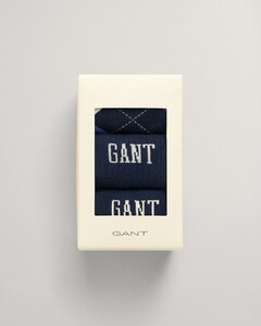 Gant Gift Box Argyle And Stripe Socks 3Pack Sokken Avond Blauw