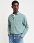 Gant Gingham Check Poplin Button Down Overhemd Deep Forest Green