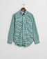 Gant Gingham Check Poplin Button Down Overhemd Deep Forest Green