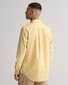 Gant Gingham Check Poplin Button Down Overhemd Parchment Yellow