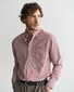 Gant Gingham Check Poplin Button Down Overhemd Wijnrood