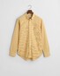 Gant Gingham Check Poplin Button Down Shirt Maple Yellow