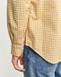 Gant Gingham Check Poplin Button Down Shirt Maple Yellow