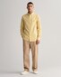 Gant Gingham Check Poplin Button Down Shirt Parchment Yellow