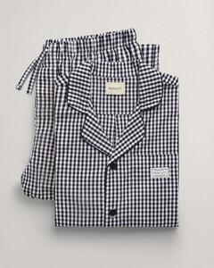 Gant Gingham Check Pyjama Set Nachtmode Classic Blue
