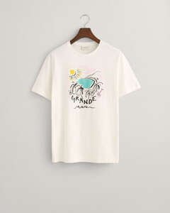 Gant Grande Mare Fantasy T-Shirt Eggshell