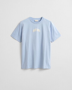 Gant Graphic 1949 Arch Short Sleeve T-Shirt Muted Blue