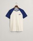 Gant Graphic 2-Color Cotton Linen T-Shirt Cream