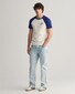 Gant Graphic 2-Color Cotton Linen T-Shirt Cream